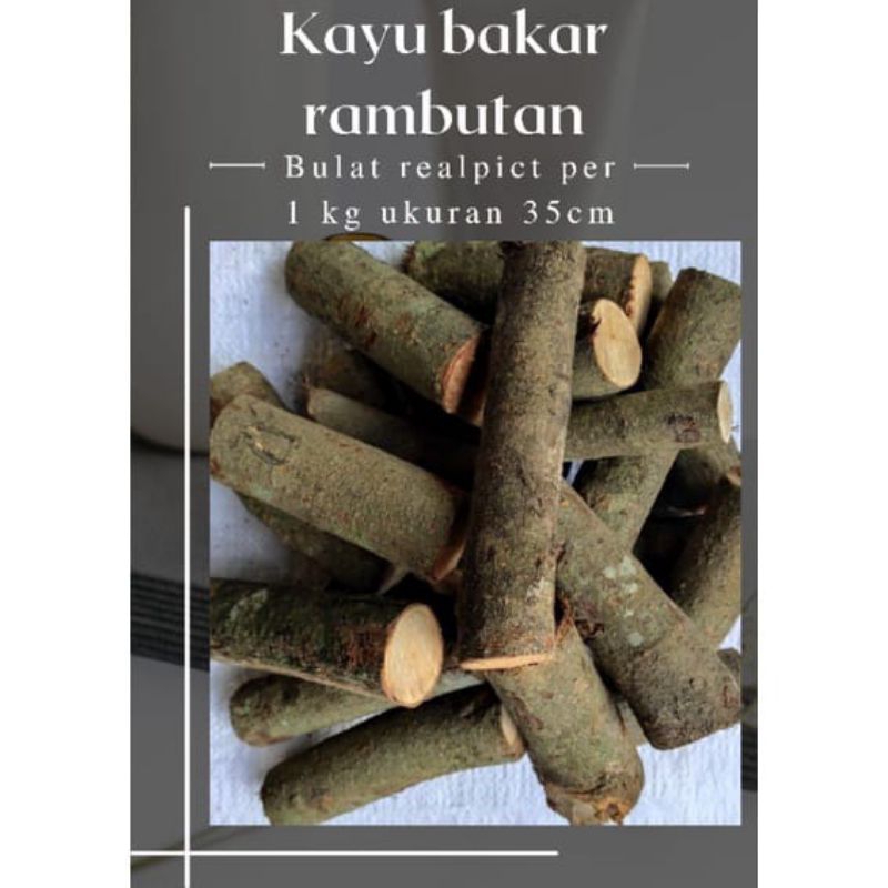Kayu Bakar api unggun bulat | kayu bakar api unggun pramuka | kayu bakar rambutan bulat perkilo untu