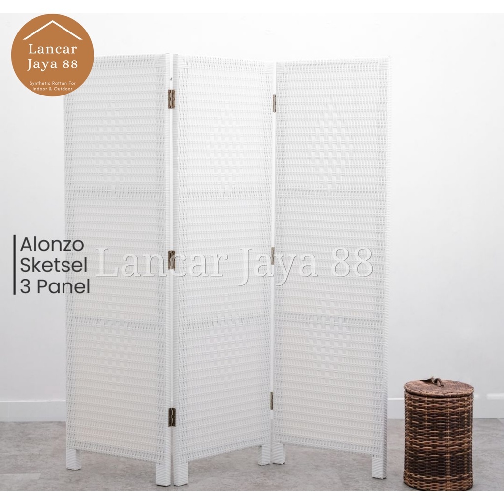 Sketsel Ruangan Rotan Sintetis Minimalis Terlaris Tinggi 170 Cm