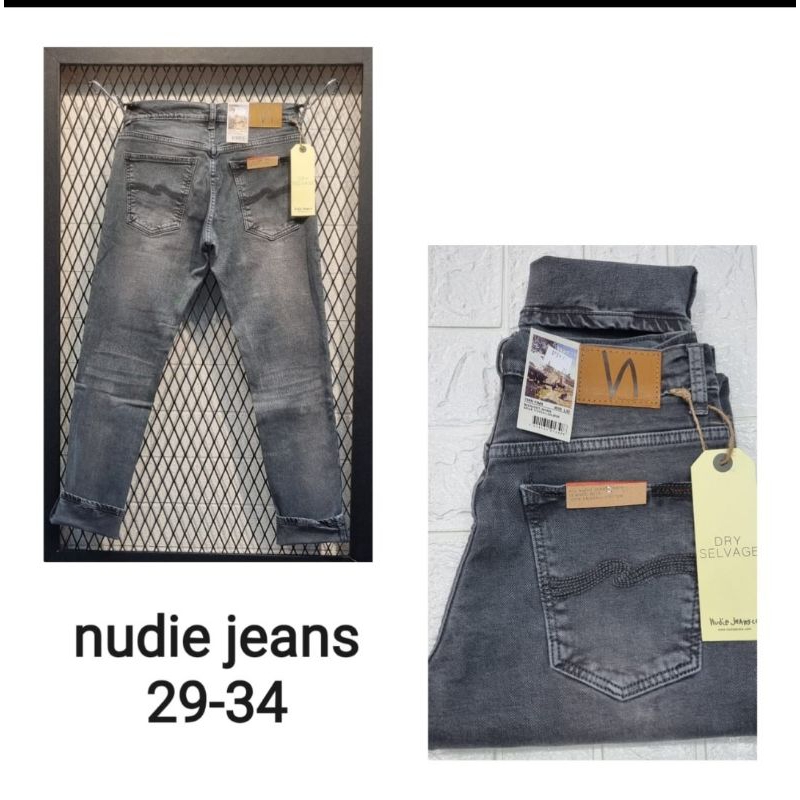 CELANA SKINNY NUDIE- celana panjang jeans pria NUDIE premium model kekinian/celana panjang jeans pri