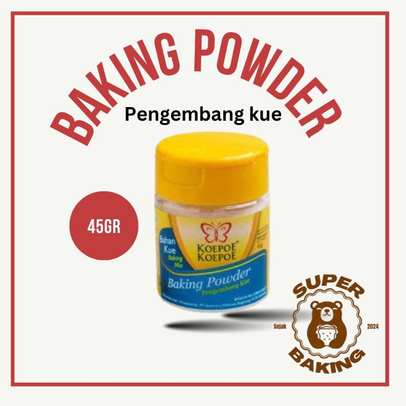 

Baking Powder Koepoe Koepoe 45gr