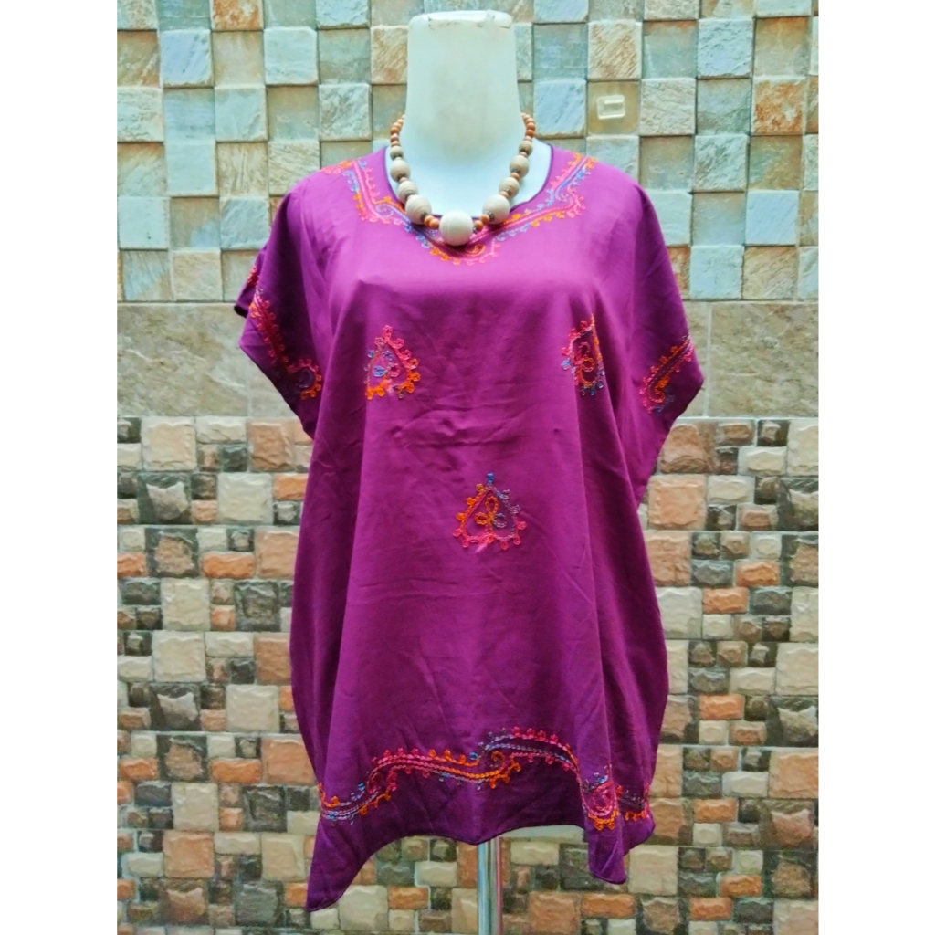 Atasan wanita bordir Bali jumbo UK-XXL, pakaian wanita , Baju Tidur , casual dress,  dress bali , ka