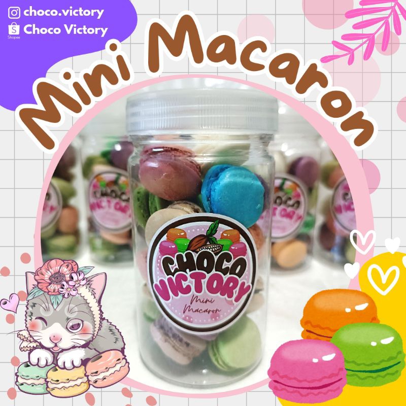 

Mini Macaron (isi 20pcs) Free bubble wrap + kardus BACA CAPTION!!