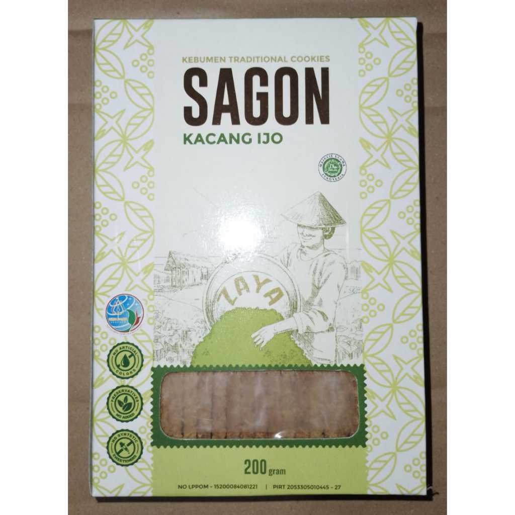 

SAGON KACANG IJO ZAYA ASLI KEBUMEN 200 GR