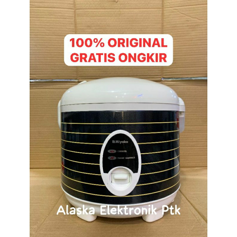 Magicom Miyako 1,8Liter MCM 508 Hitam Garis/ Penanak Nasi Miyako Besar/ Rice Cooker Miyako 1,8Liter