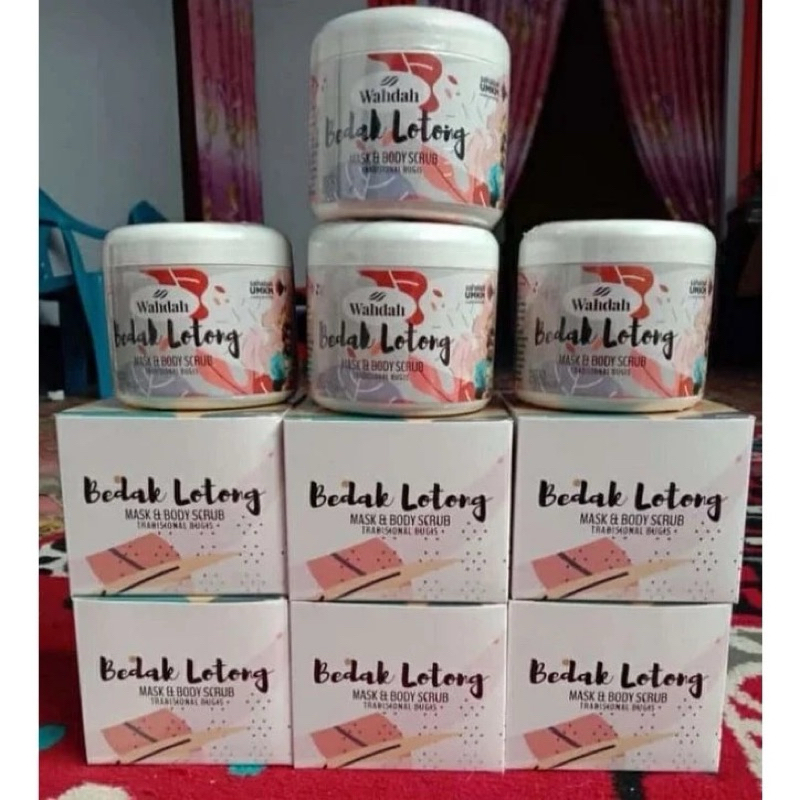 BEDAK LOTONG WAHDAH / LULUR KETAN REMPAH ASLI PILIHAN
