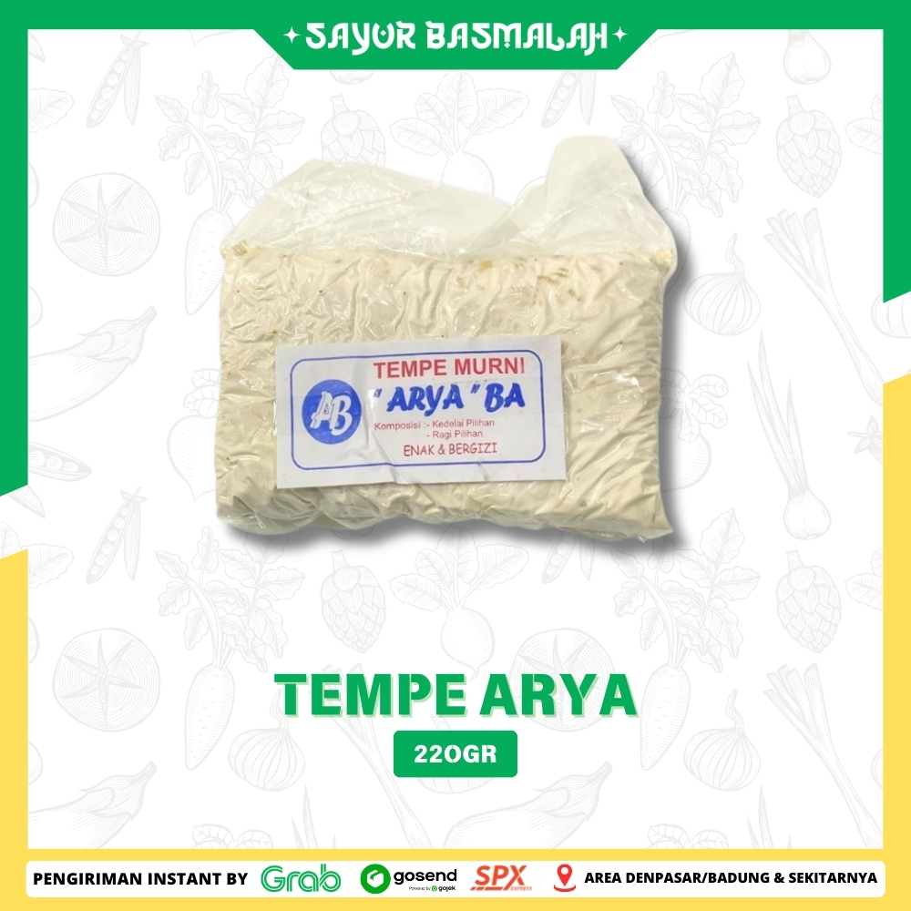 

Tempe Arya 220gr - Sayur Basmalah