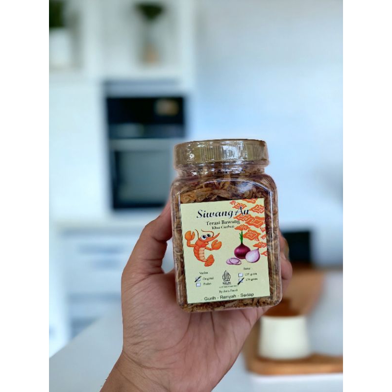 

Siwang - 170gr Bawang Goreng Terasi / Terasi Bawang Khas Cirebon Indramayu