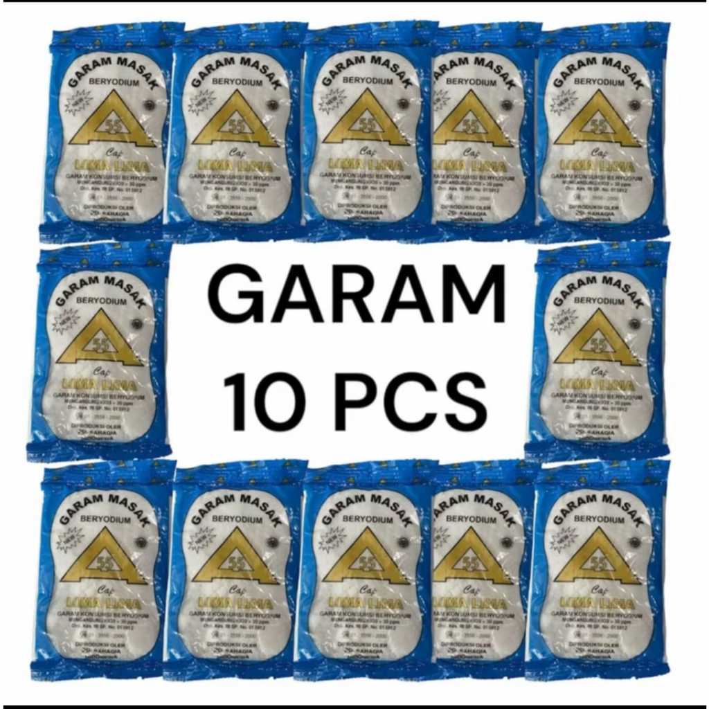 

PROMO GARAM DAPUR BERYODIUM ISI 10 PCS TERMURAH