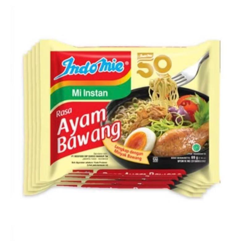 

Indomie Ayam Bawang isi 5pcs / Mie Instan