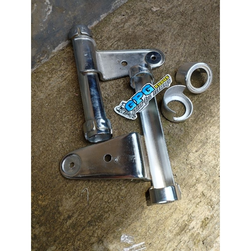 Breket Kupingan Dudukan Lampu Depan RX King Cobra RX Spesial RX King Master Old Set Ring Cincin CKD
