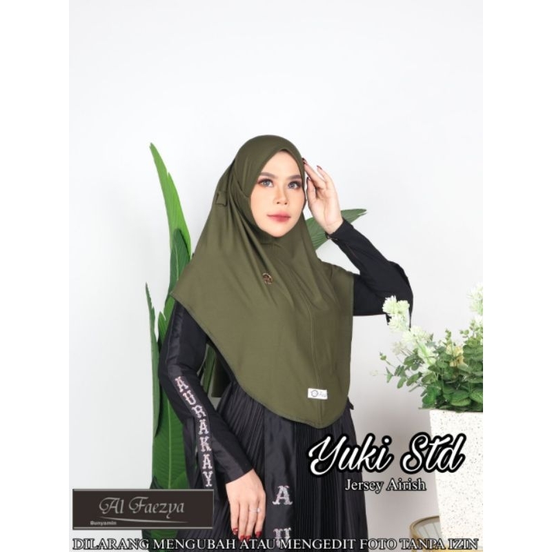 BERGO TALI YUKI size M JERSEY AIRIS BY AL FAEZYA HIJAB