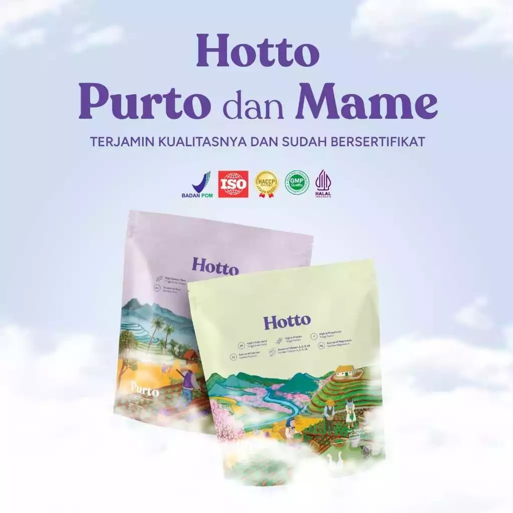 

HOTTO Purto Dan HOTTO MAME 1 Pouch Original Official Reseller Surabaya