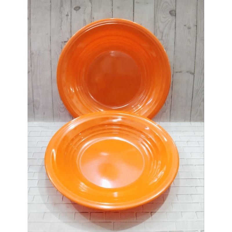 PIRING MELAMIN 10 INCH P810 ORANGE / PIRING MAKAN MELAMIN - SINGA SINGI