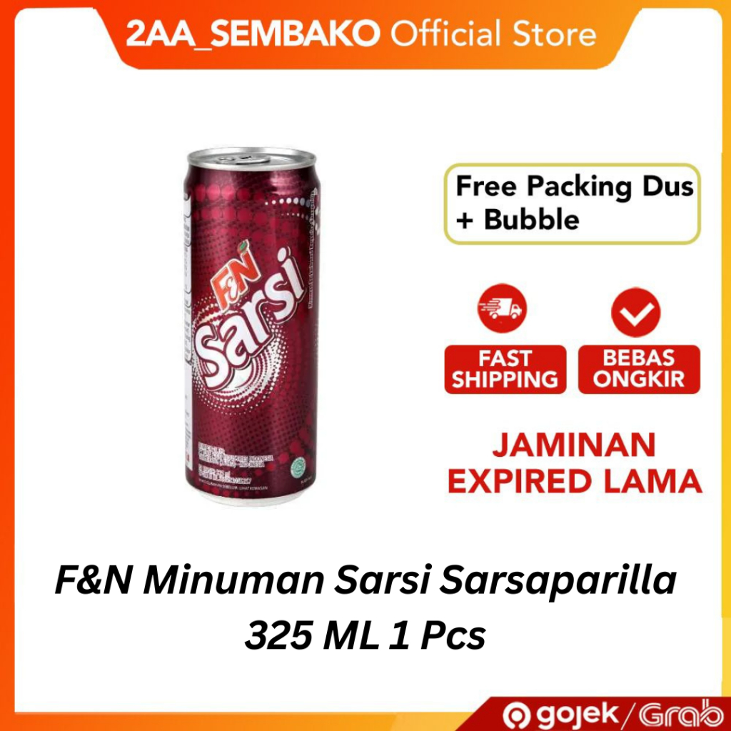 

F&N Minuman Sarsi Sarsaparilla 325 ML 1 Pcs