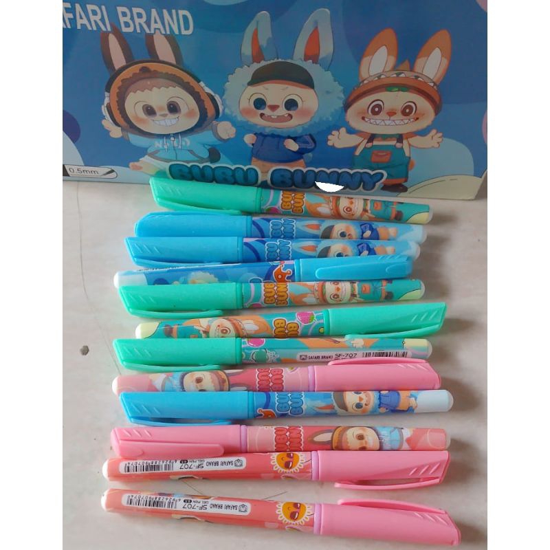 

Pen jel labubu 1pak isi 12 pcs