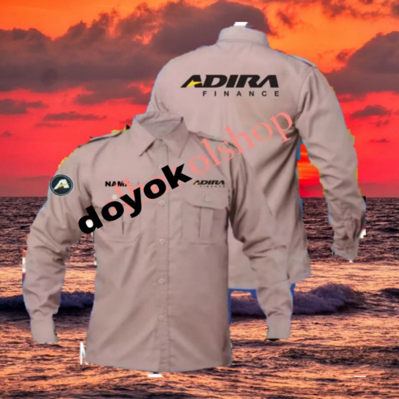 lengan panjang kemeja Adira finance pdh Adira finance seragam Adira finance kemeja kerja Adira finan