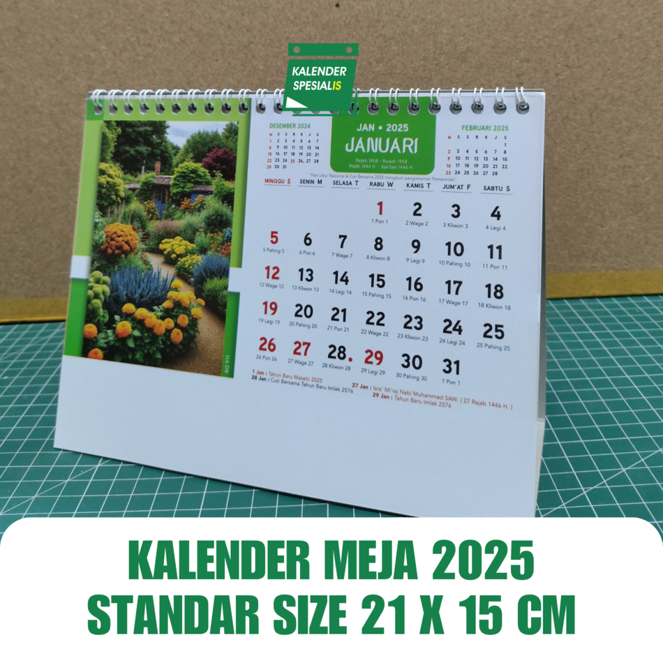 

PROMO KALENDER MEJA 2025 GAMBAR TAMAN BUNGA - BEST SELLER