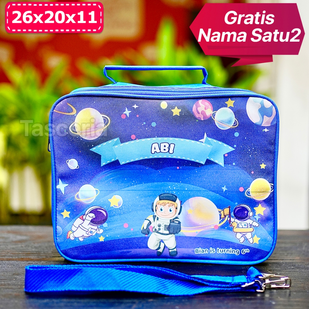 

Tas Selempang Anak Cowok Custom Astronot