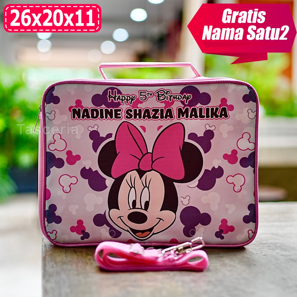 

Tas Selempang Anak Perempuan Custom Mickey Minnie