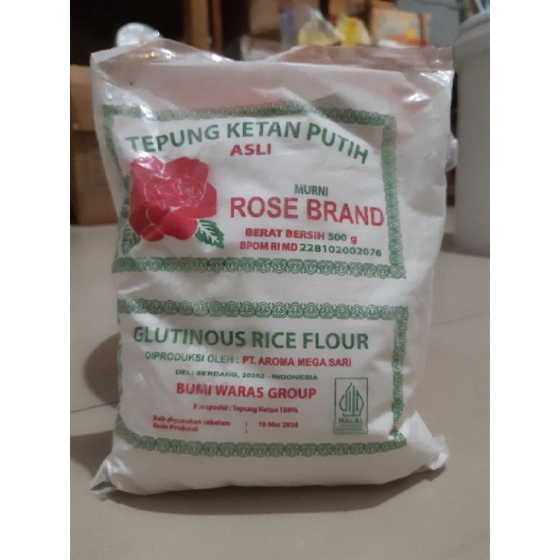 

tepung ketan dan beras rosebrand 500gr