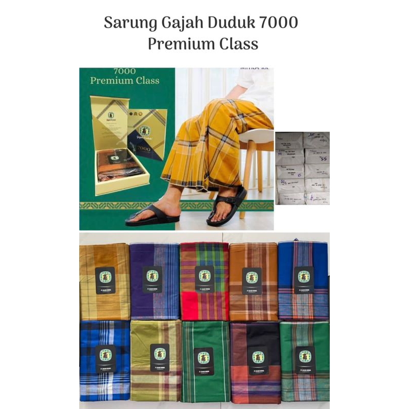 Sarung Gajah Duduk 7000/grosir gajah duduk
