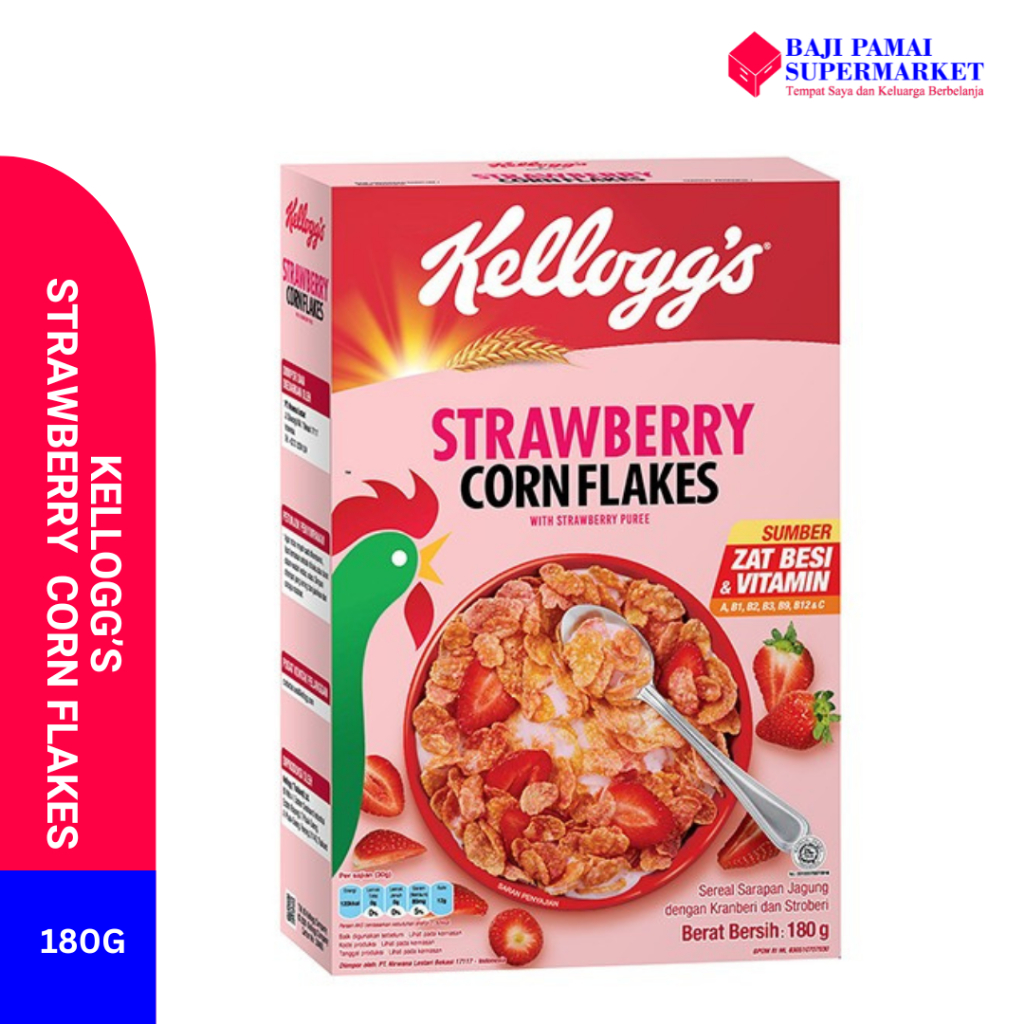 

Kellog's Strawberry Corn Flakes 180gr