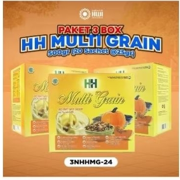 (PROMO PAKET HEMAT) 3 BOX HH MULTI GRAIN HWI ORIGINA#DIET PENGGANTI NASI#MEMGURANGI GLUKOSA#MENGURAN