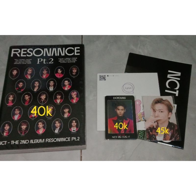 (NCT 2020 Resonance Arrival ver) Photocard Jisung Arrival, Doyoung Arrival