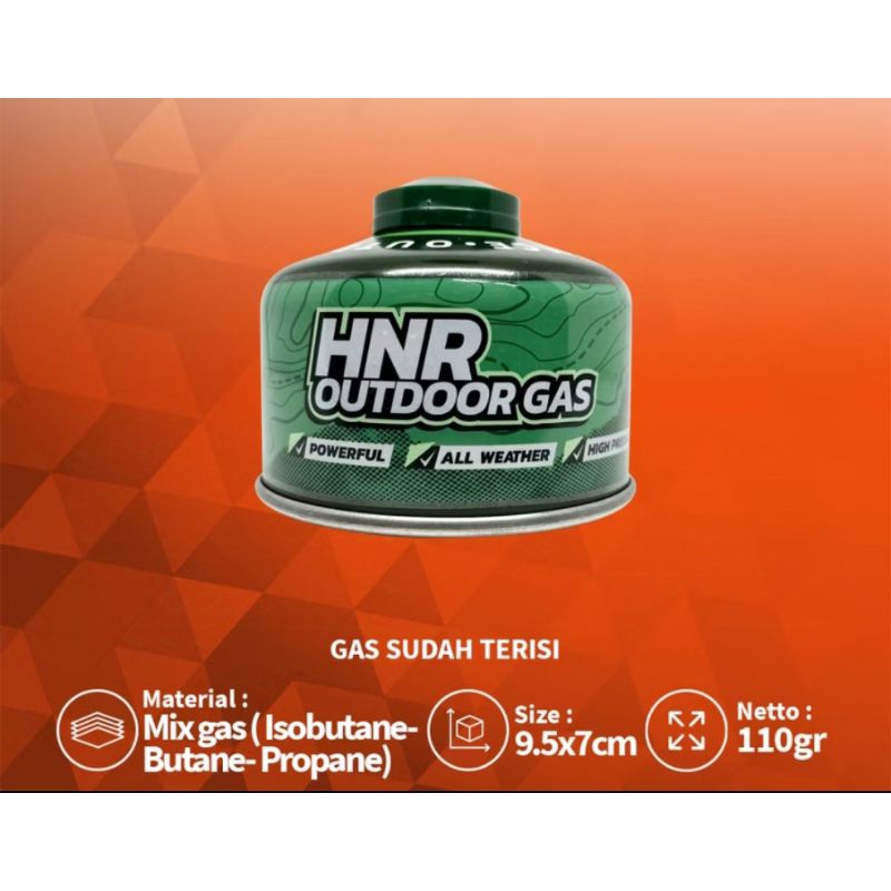 tabung gas canister 110 gram HnR original