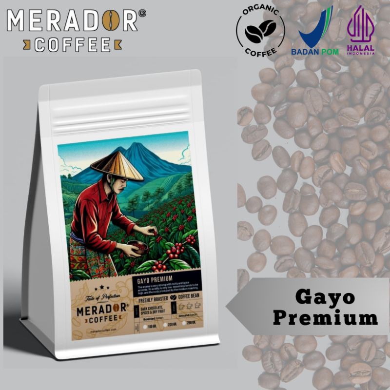 

[Merador Coffee] KOPI GAYO ACEH jenis kopi GAYO ARABICA PREMIUM (646) 100% Origin Coffee Espresso