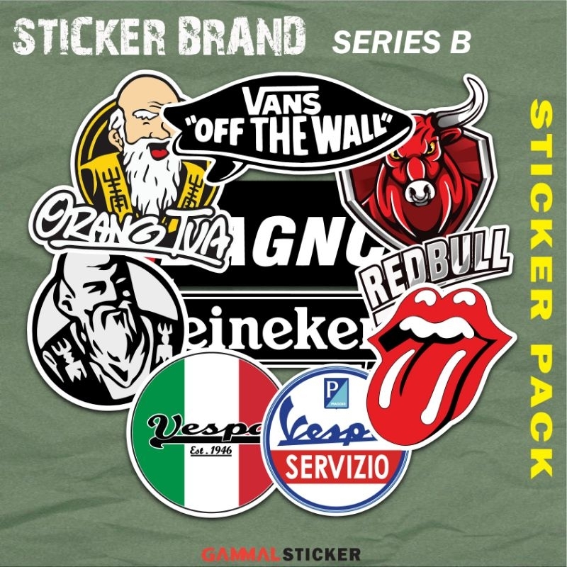 

Sticker pack random series 9pcs - stiker vynil anti air heineken orang tua - stiker aesthetic untuk laptop, hp, aksesoris, helm