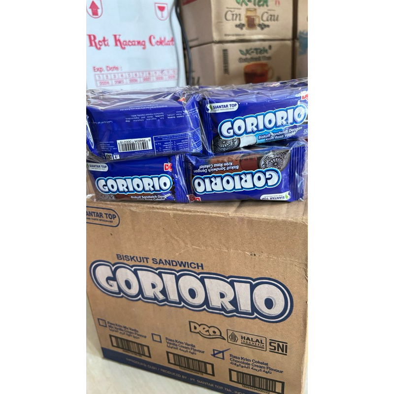

GORIORIO Biskuit 1 pack isi 20 bks