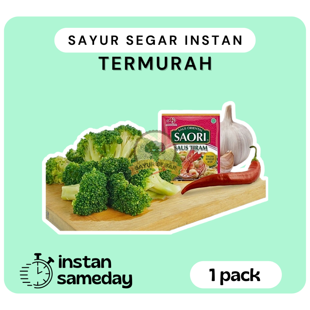 

Paket Tumis Brokoli/Paket Sayur Tumis Brokoli/Sayur Segar