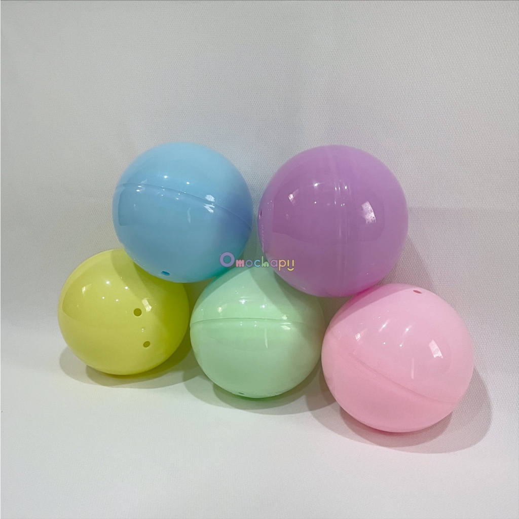 Bola/Kapsul Kosong 10cm/100mm Mesin Gacha Warna Pastel