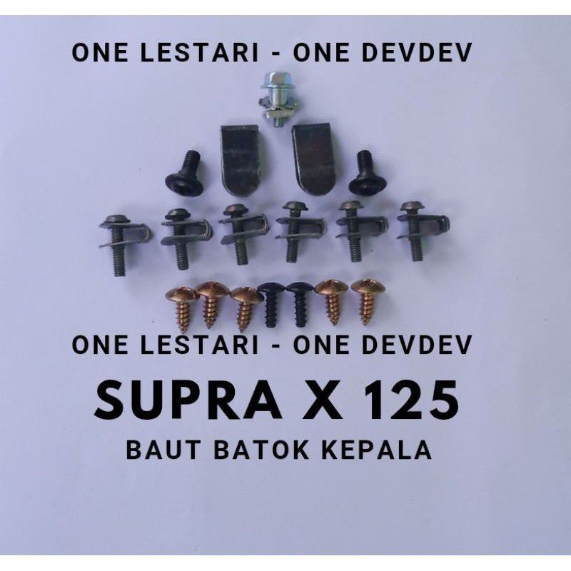 baut batok Supra x 125 / baut batok kepala depan Supra x 125