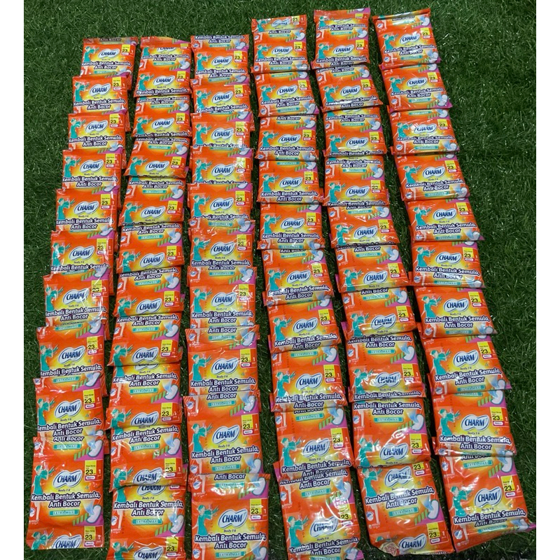 PEMBALUT CHARM EXTRA MAXI BODY FIT NON WINGS 6 RENTENG