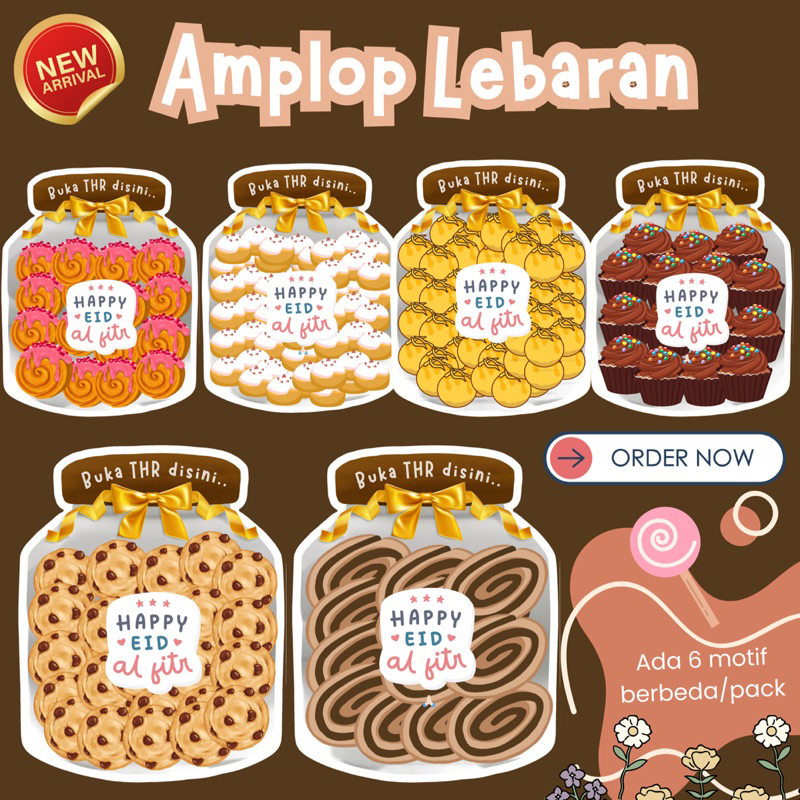 

(6pcs) Amplop TOPLES 3D BARU BANGET 2025/Amplop Model Toples Limited Edition