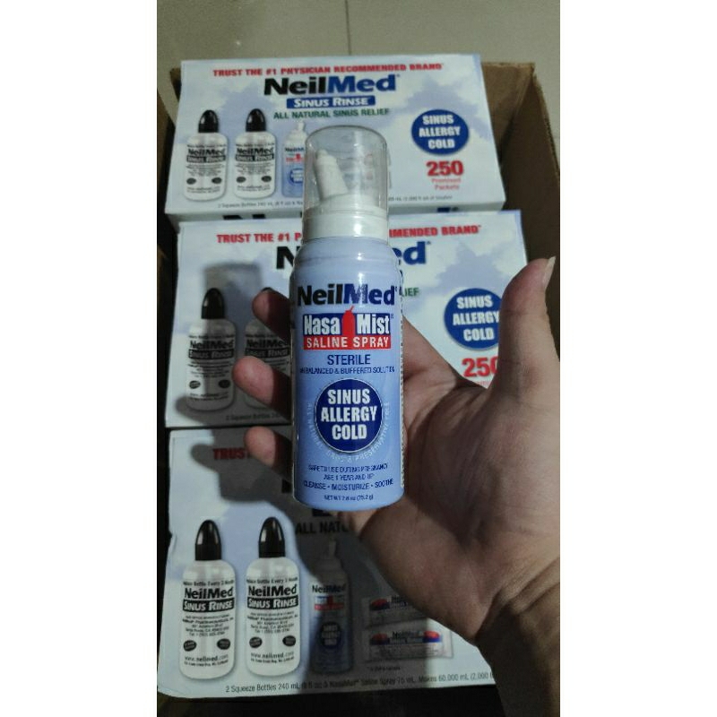 NeilMed Nasal Mist Saline Spray Sinus