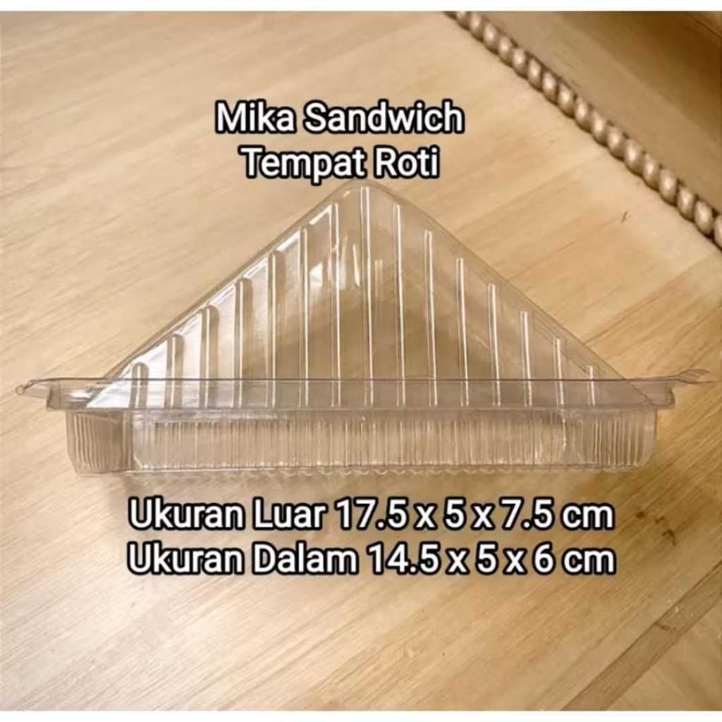 [isi50] Mika MMP Sandwich Segita / Tray Kotak Sandwich / Mika Roti Lapis Roti Bakar Segita