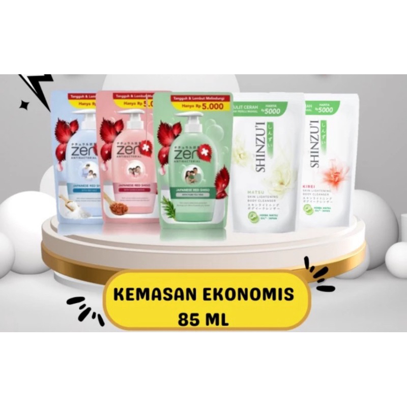 SABUN ZEN CAIR DAN SHINZUI CAIR KECIL 85 ML