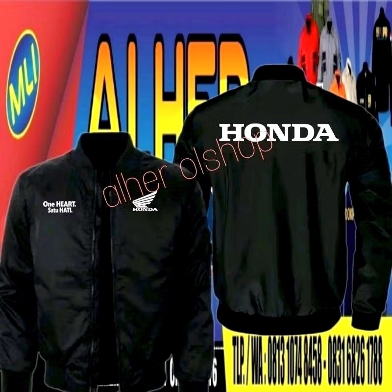 jaket Honda jaket bordir Honda Jaket bomber Honda jaket kerja Honda Jaket seragam honda jaket motor 