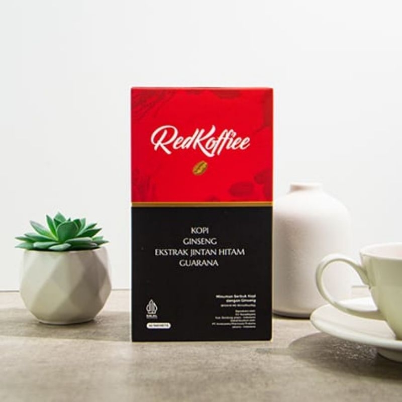 

kopi merah berstsmins original Red koffie herbal 1 box isi 10 sachet