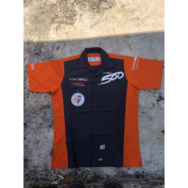 Redkap Workshirt Orange Twotone