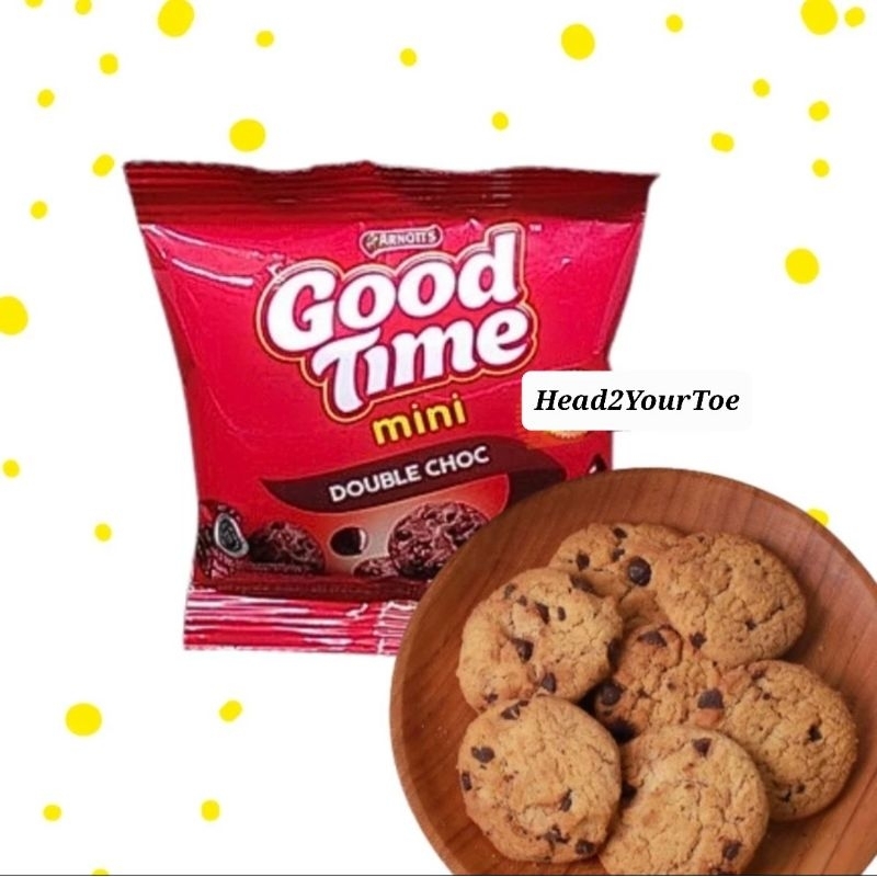 

Good Time Cookies Double Choc Single Pack 1 Dus isi 12 bungkus