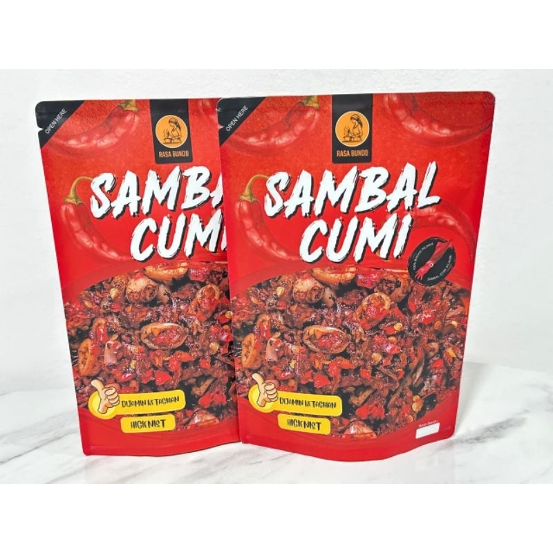 

sambal cumi @200gr paket 2 bungkus