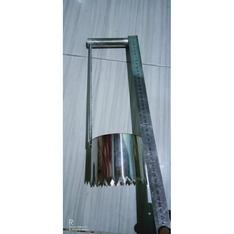 plong pelubang mulsa 4" stainless