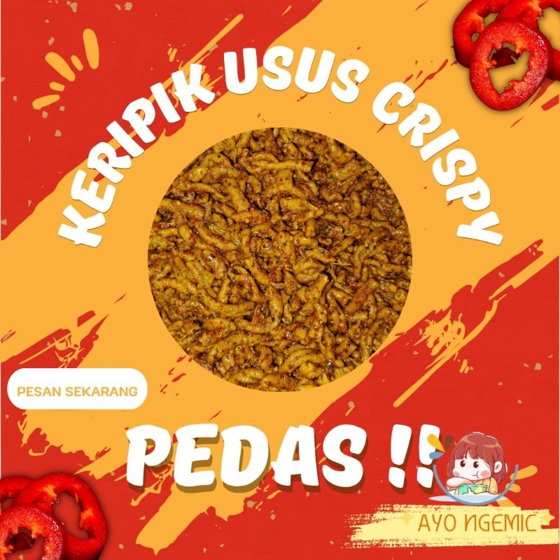 

KERIPIK USUS AYAM PEDAS GURIH CRISPY