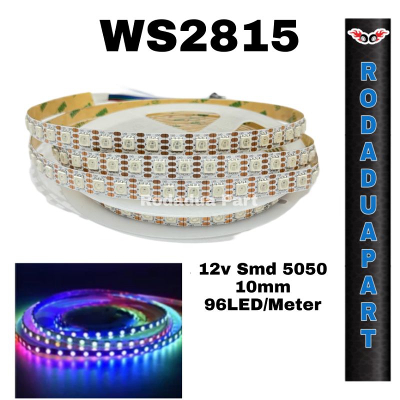 12V Pixel LED ws2815 96 LED ADDRESSABEL LED STRIP