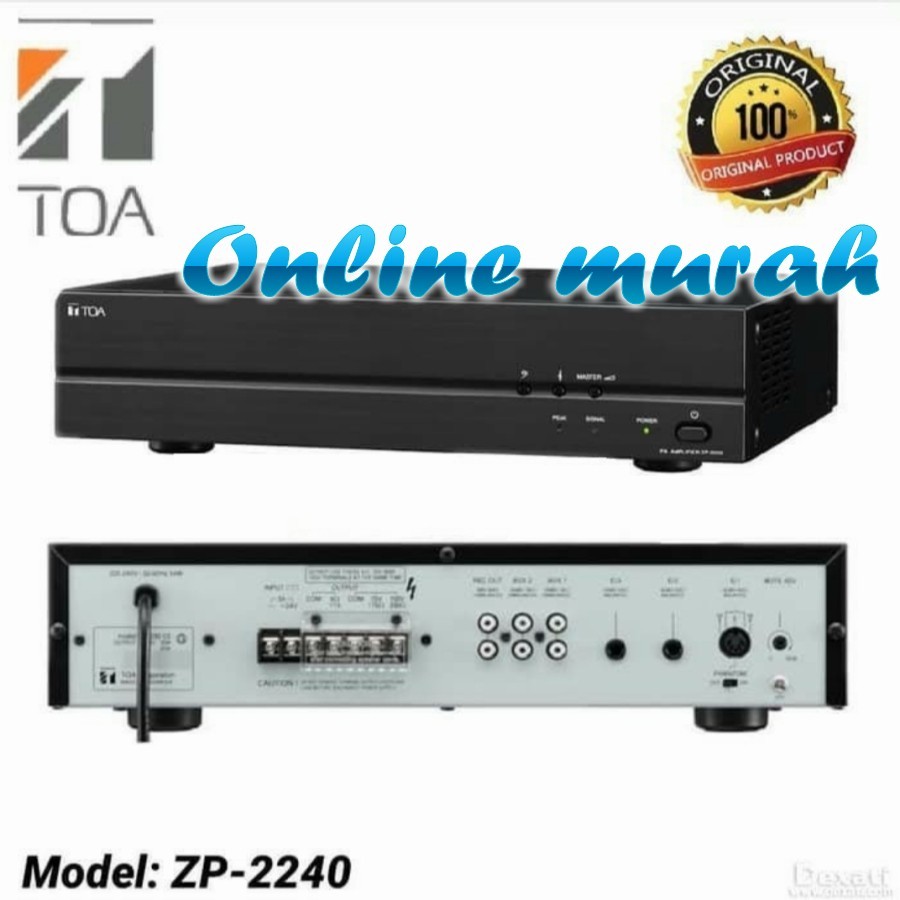 POWER AMPLIFIER TOA ZP 2240 / TOA ZP2240 240 WATT ORIGINAL