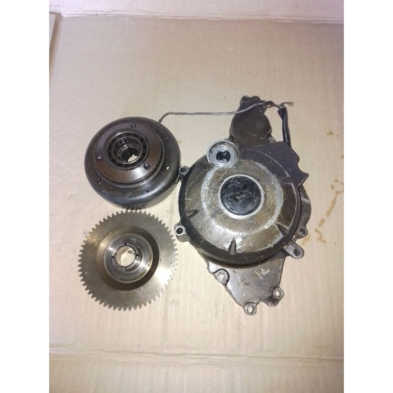 bak magnet kiri L Kawasaki ZX 130, magnet+, spul wanway Kawasaki ZX original copotan motor